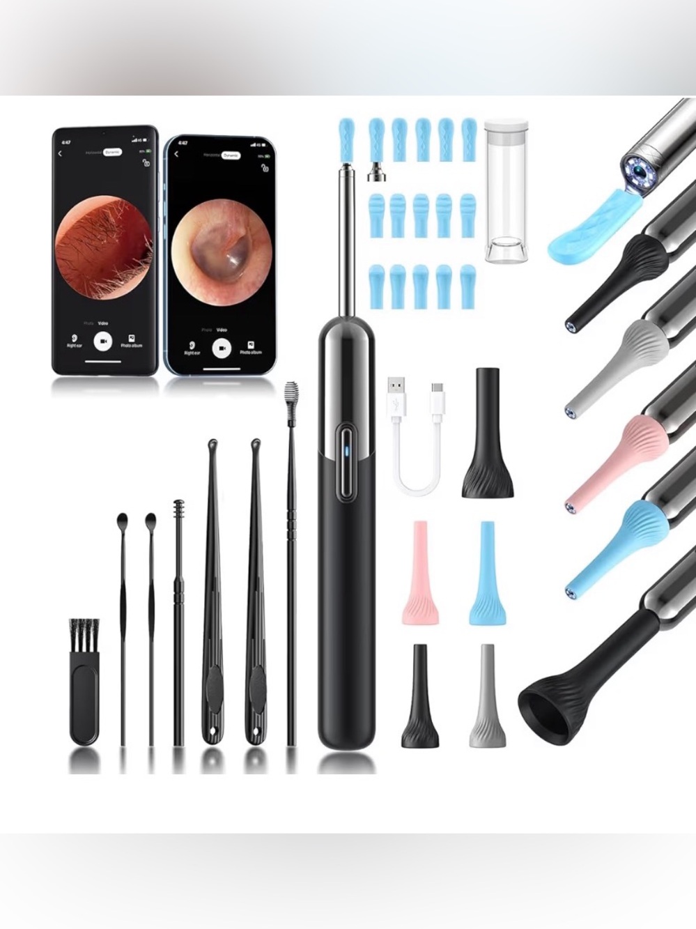Wireless Ear Wax Removal/Cleaner Tool with Camera • New Sealed Package